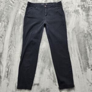 Old Navy Pants Womens 8 Black Skinny Ankle Uniform Pant Stretch Cotton Office